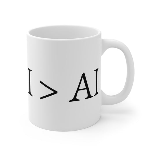 I > AI Coffee Cup for Tech Workers and Others | 11oz, 15oz, & 20oz Options