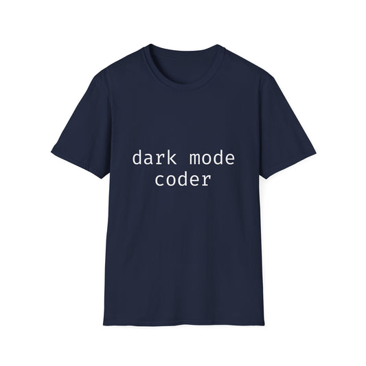 Dark Mode Coder T-Shirt