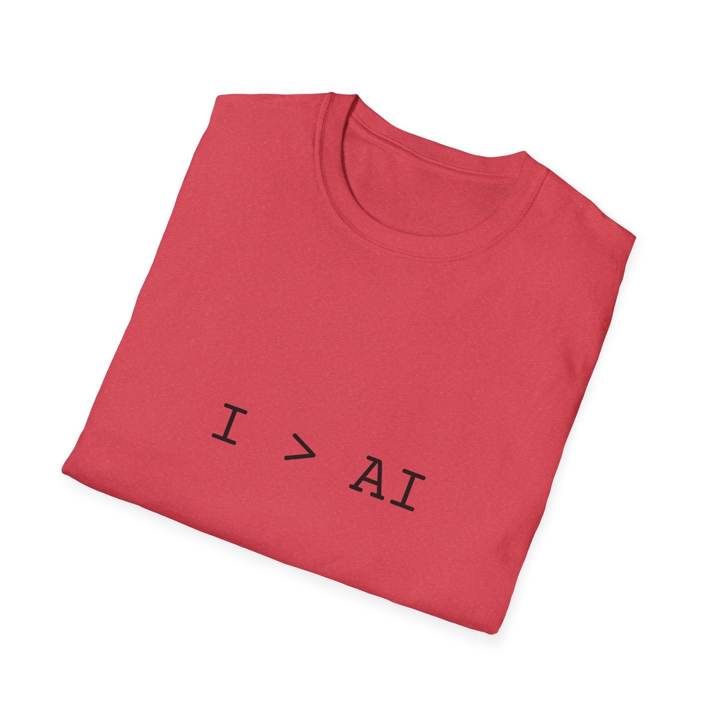 'I > AI' Casual Shirt for All, Software Engineers, Gift for Geeks, Birthday Present, Everyday Wear, Unique Gift Idea