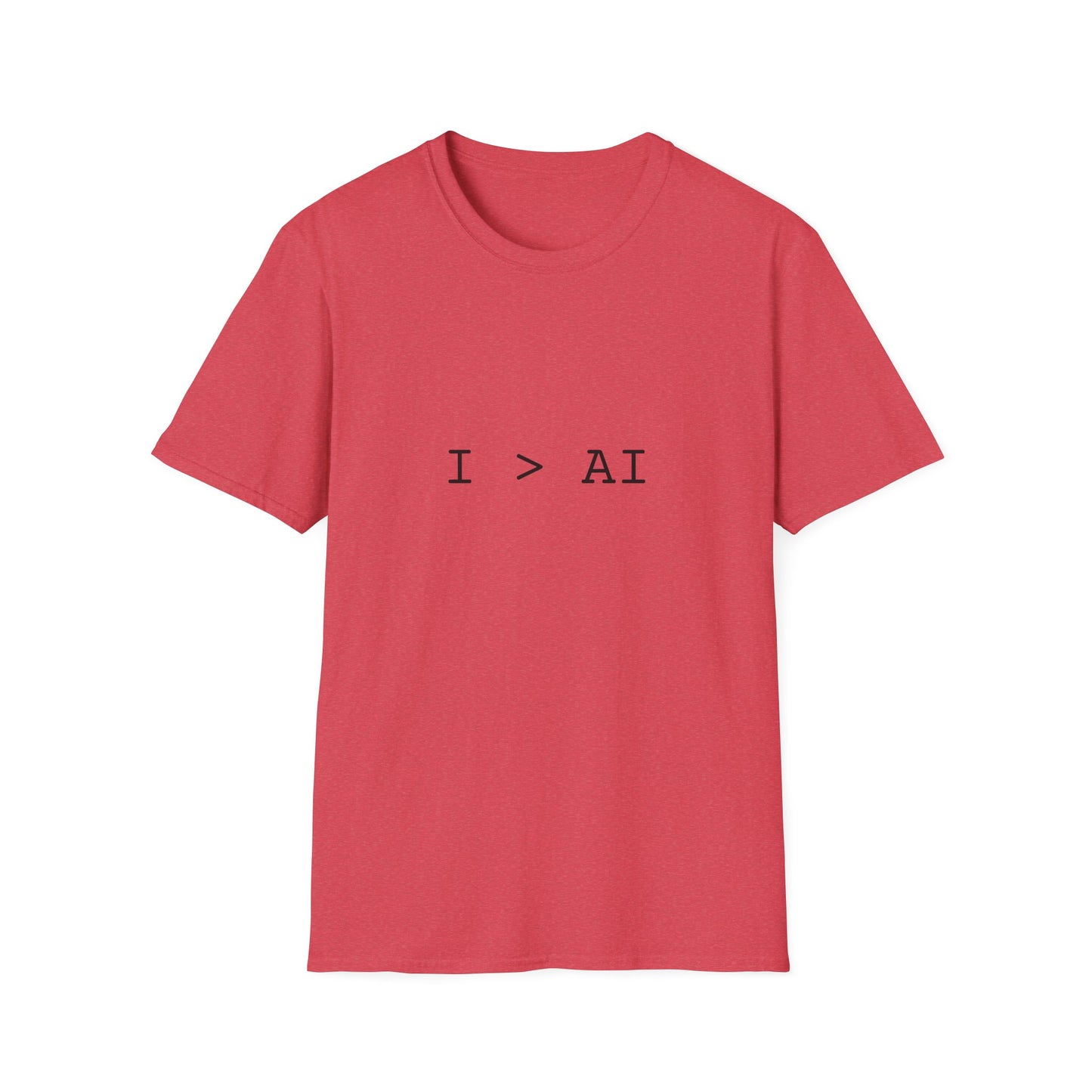 'I > AI' Casual Shirt for All, Software Engineers, Gift for Geeks, Birthday Present, Everyday Wear, Unique Gift Idea