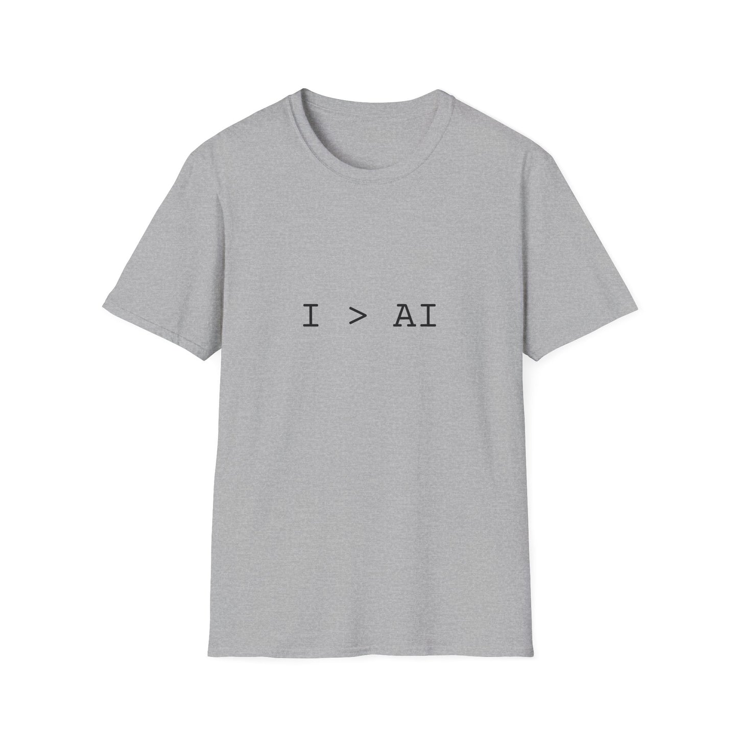 'I > AI' Casual Shirt for All, Software Engineers, Gift for Geeks, Birthday Present, Everyday Wear, Unique Gift Idea