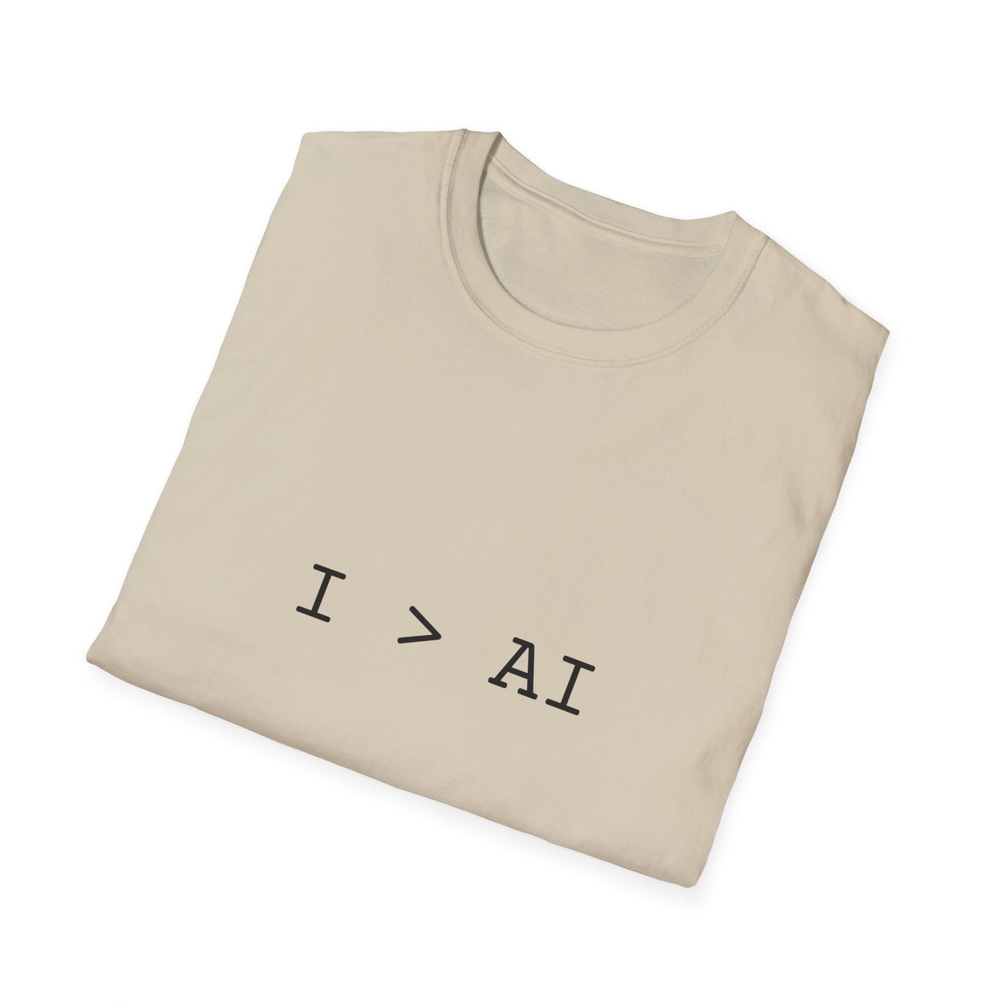 'I > AI' Casual Shirt for All, Software Engineers, Gift for Geeks, Birthday Present, Everyday Wear, Unique Gift Idea