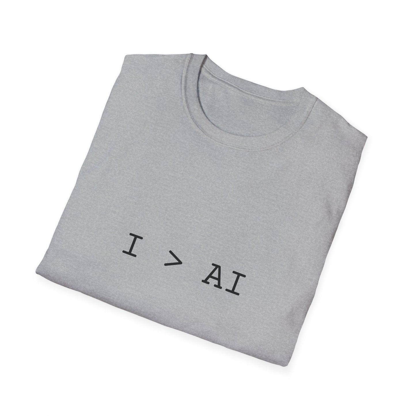 'I > AI' Casual Shirt for All, Software Engineers, Gift for Geeks, Birthday Present, Everyday Wear, Unique Gift Idea