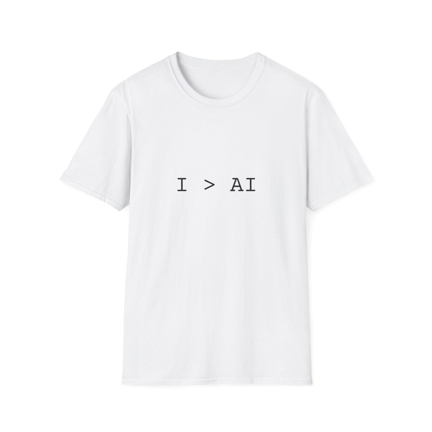 'I > AI' Casual Shirt for All, Software Engineers, Gift for Geeks, Birthday Present, Everyday Wear, Unique Gift Idea