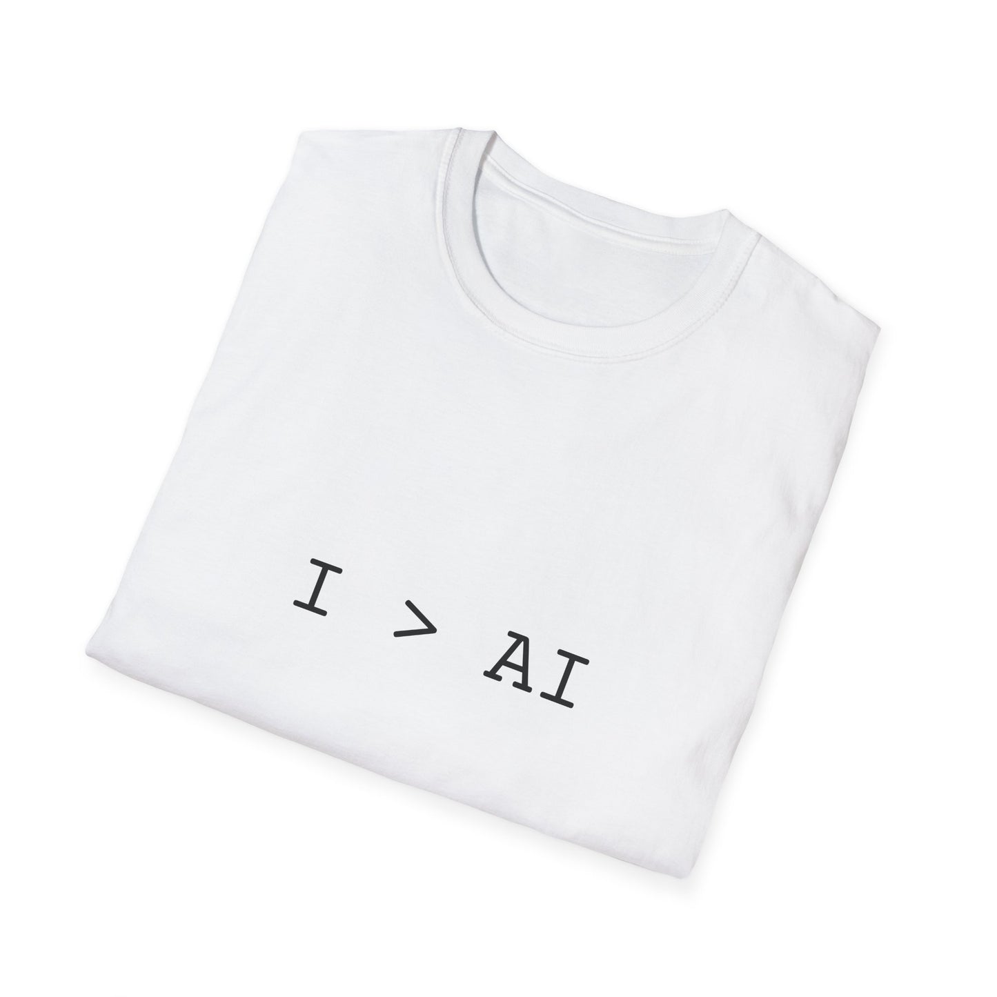 'I > AI' Casual Shirt for All, Software Engineers, Gift for Geeks, Birthday Present, Everyday Wear, Unique Gift Idea