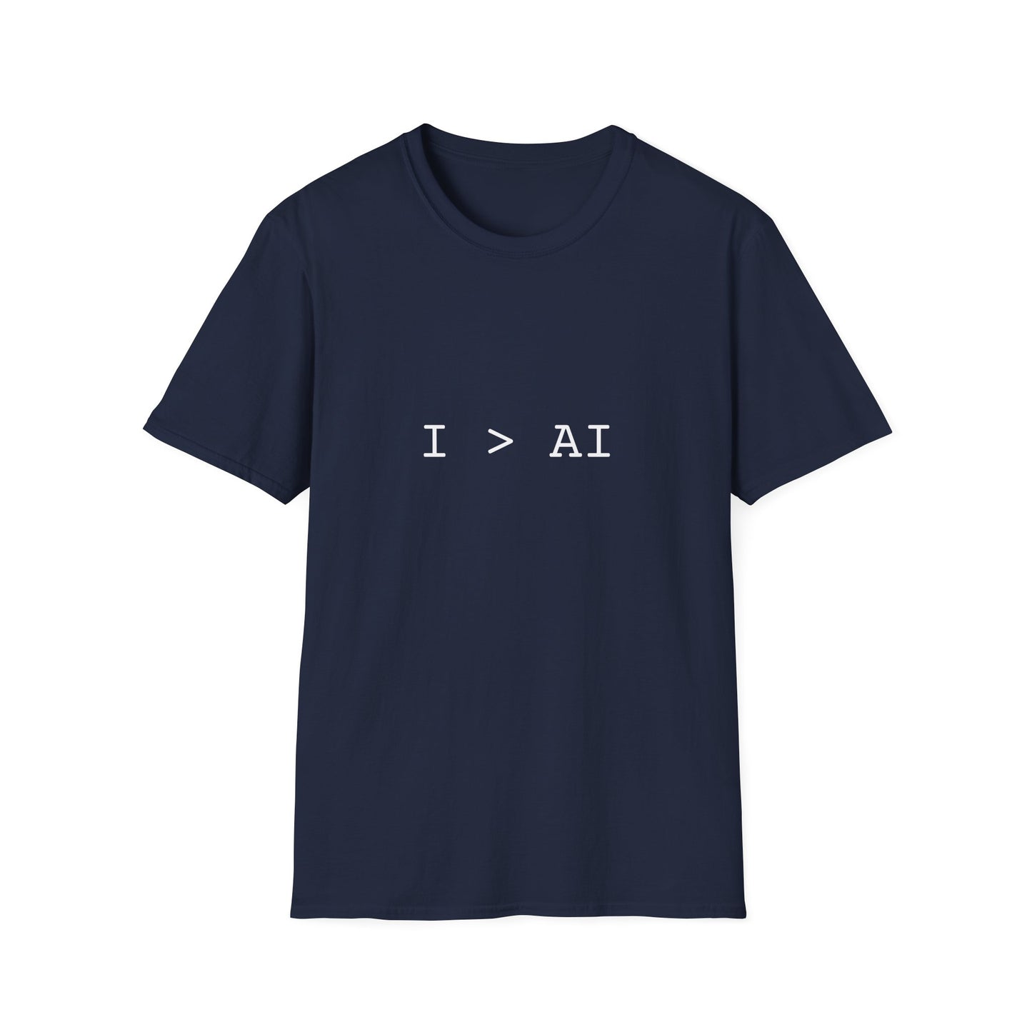 'I > AI' Casual Shirt for All, Software Engineers, Gift for Geeks, Birthday Present, Everyday Wear, Unique Gift Idea