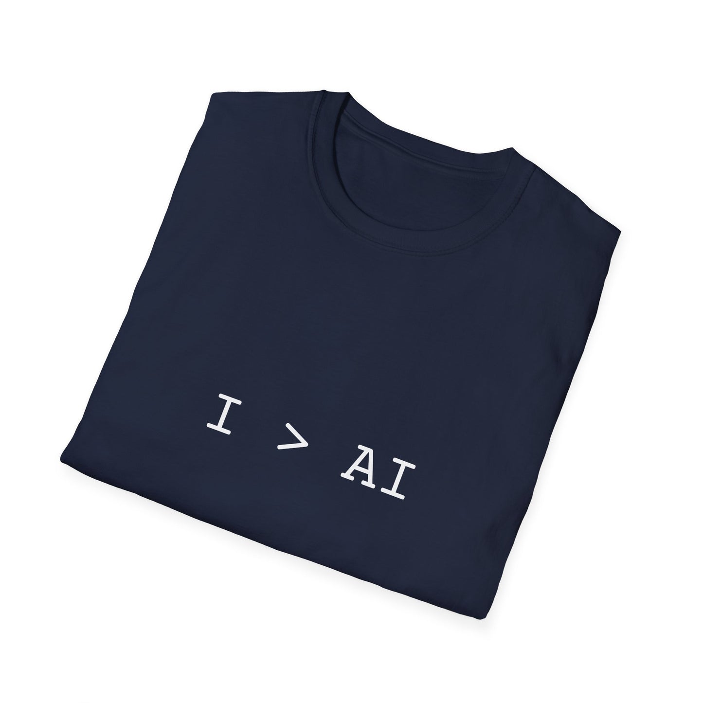 'I > AI' Casual Shirt for All, Software Engineers, Gift for Geeks, Birthday Present, Everyday Wear, Unique Gift Idea