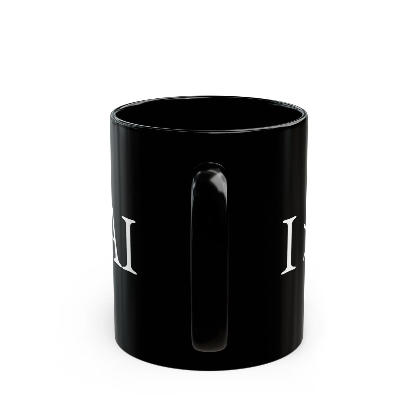 Minimalist Black Coffee Mug - I > AI, Perfect Gift for Tech Enthusiasts, Home Office, Birthdays, Celebrations, AI Lovers